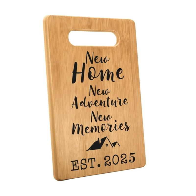 

Reversible Natural Wood Chopping Board With Portable Design Wooden Cutting Board For Picnics And Small Kitchen Space