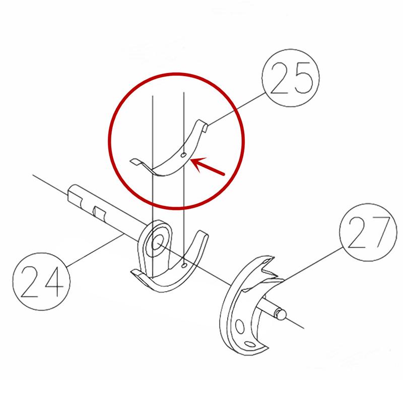 2Pcs Shuttle Driver Spring Compatible With Butterfly Bee Flying Man Sewing Machine Home Sewing Machine Accessories