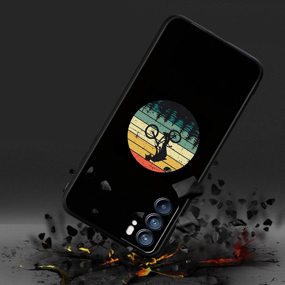 Mountain Bikes Cycling Phone Case For Oppo Find X5 A54 A53 A52 A9 2020 A15 A95 A16 A76 A74 A12 Reno7 SE Reno6 Pro Plus 5G Cover