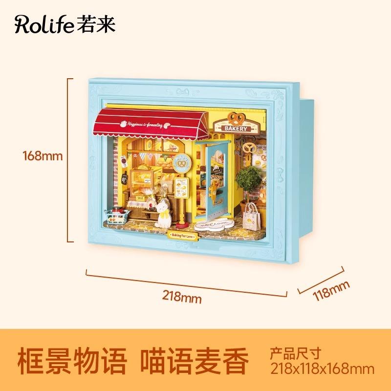 New Original Rolife Photo Frame DIY House Frame Story Miniature Scene Handmade Assembly Model Building Blocks Birthday Gift