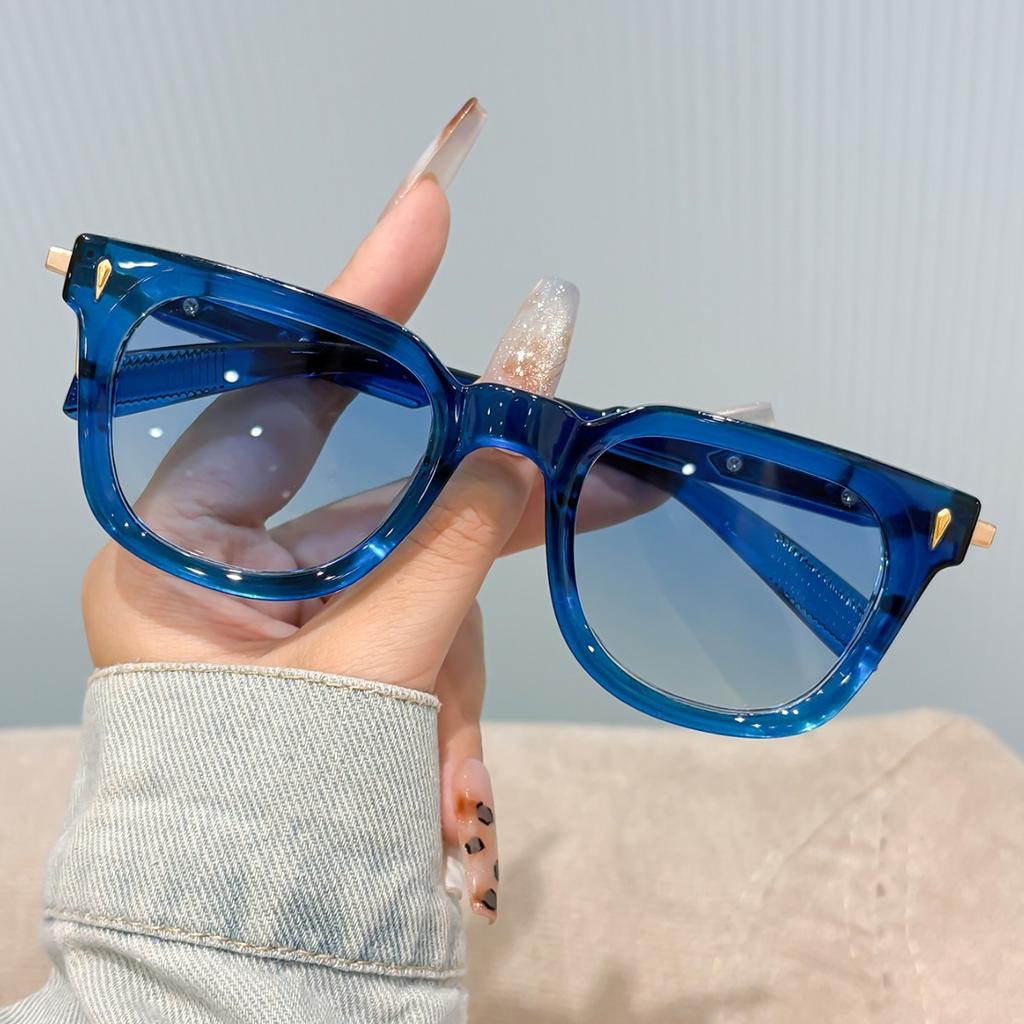 Square casual sunglasses UV protection fashion trend hot-selling driving sunshade versatile personalized sunglasses