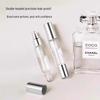 Dual-Use Perfume Sample Bottle: Double-Headed Rollerball & Fine Mist Spray Glass Dispenser