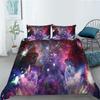 Universe Planet Series Polyester Quilt Cover Pillowcase Two or Three Piece Set Digital Printing