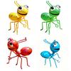 Large Ant Ornament Iron Decorative Ant Sculpture with Bright Colors Rust-Resistant
