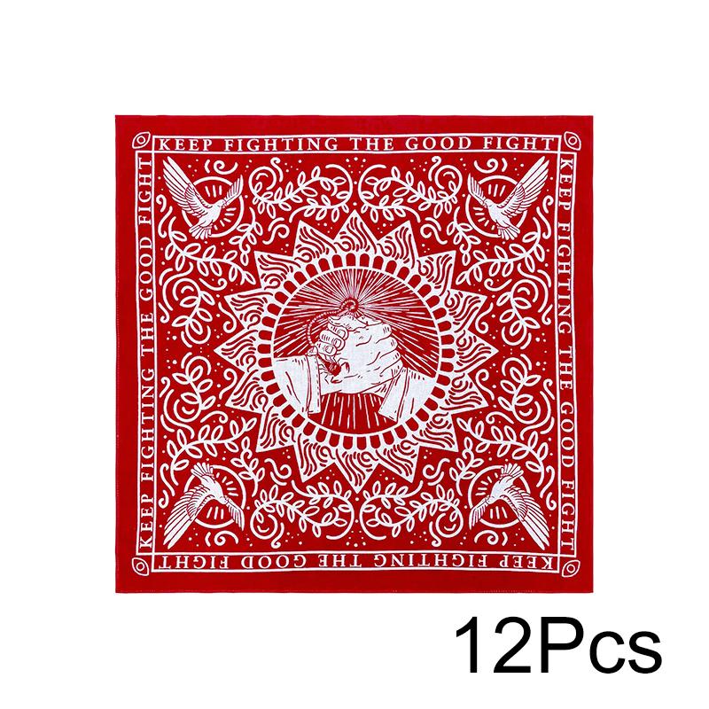 

12 шт./уп. Любители уличных танцев Горячая девушка фотографируется на улице 55X55 см Дорожная хлопковая бандана Тюрбаны Головной платок