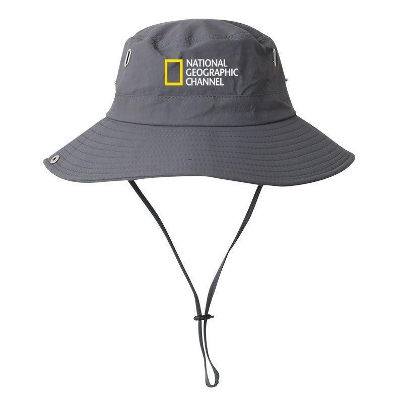 

Удобная и регулируемая походная шляпа National Geographic для приключений на открытом воздухе в различных цветах Gray 9cm Brim,One Size