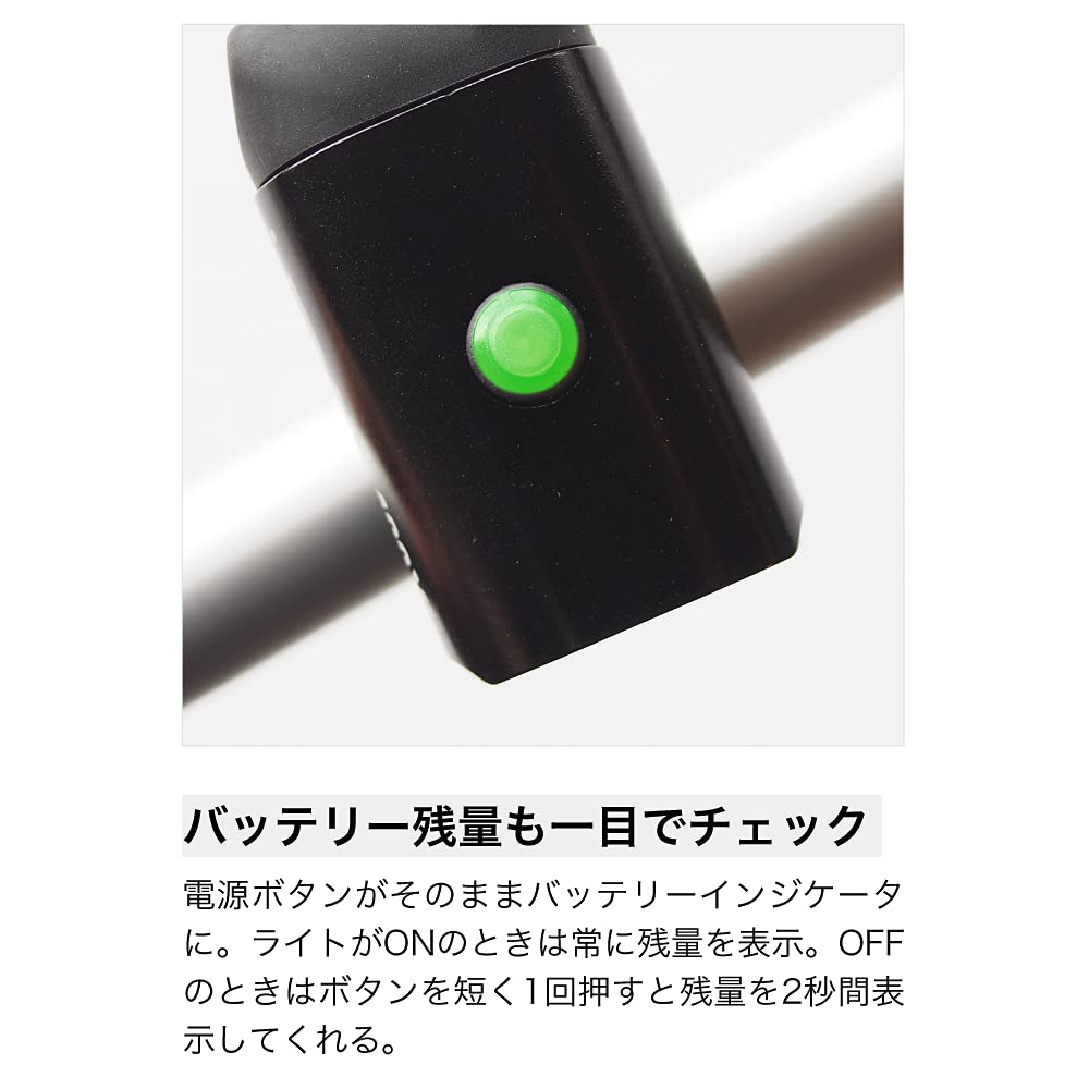 LEZYNE MINI DRIVE 400 Lumens Bicycle LED Front Black Japanese Light, [Official Product]