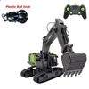 1/14 HUINA 1593 582 RC Excavator Dumper Truck Crawler Alloy Tractor Loader 2.4G Radio Controlled Car Engineering Toy for Boy
