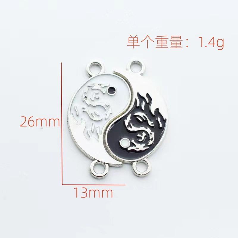 Fashion Dragon Figure Yin Yang Bracelet Couple Adjustable Bracelets Boyfriend Girlfriend Valentine's Day Friendship Jewelry