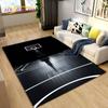 3D Basketball Basketball Cour Area Rug,Carpet Rug for Living Room Bedroom Sofa Doormat Decoration,Kids Play Non-slip Floor Mat