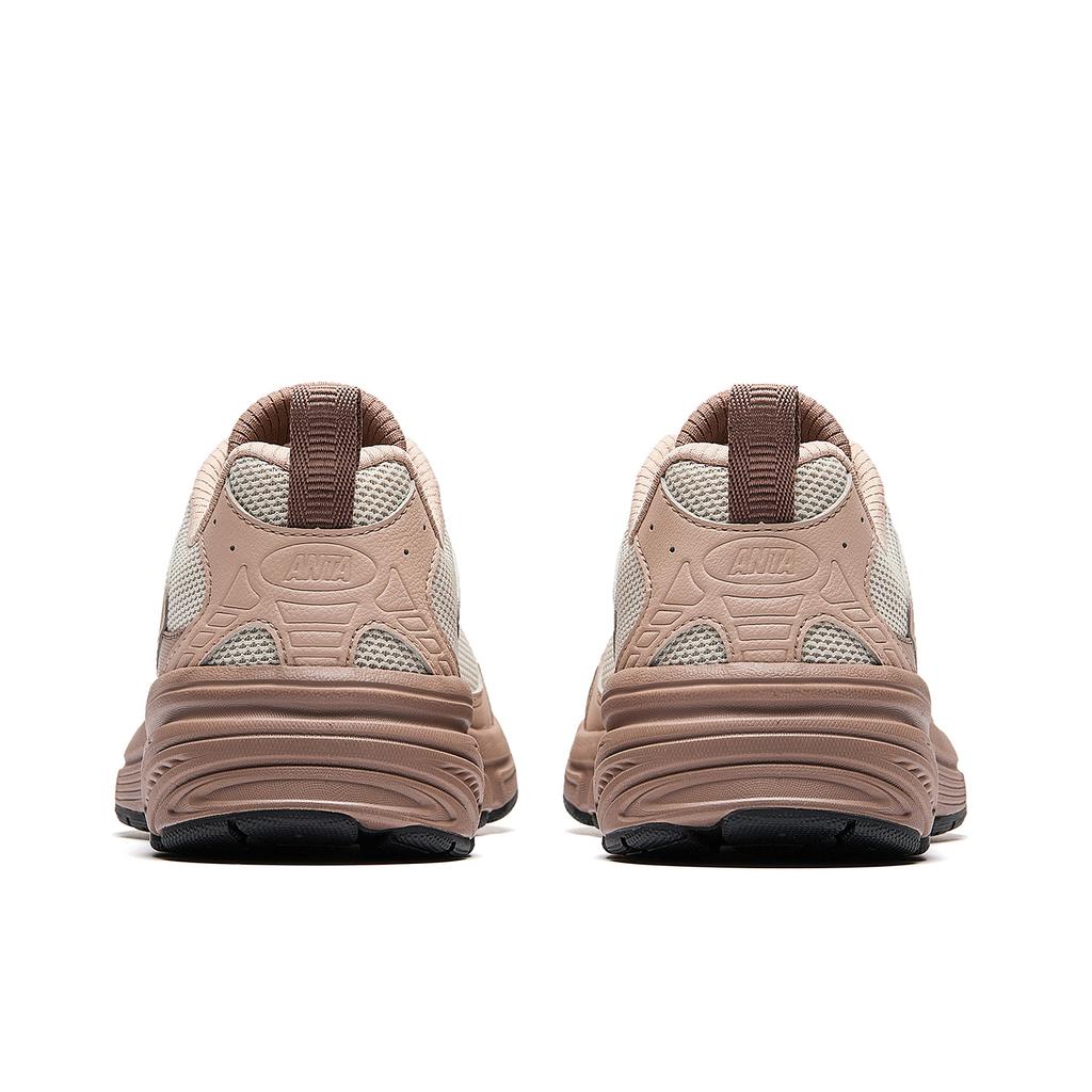 Anta AT804 Millennium Retro Trendy Versatile Lightweight Durable Cushioning Low-Top Lifestyle Casual Shoes Women Sneaker Gray Brown 922548866-4