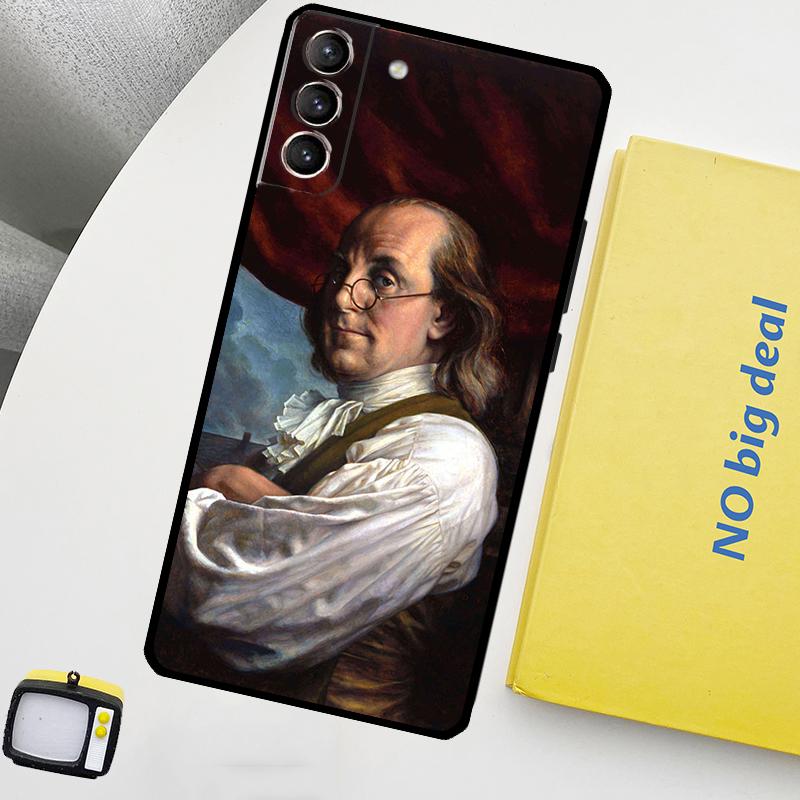 Pouzdro Benjamins Funda pro Samsung Galaxy S22 Ultra S23 FE S9 S10 Note 10 Plus Note 20 Ultra S20 S21 FE