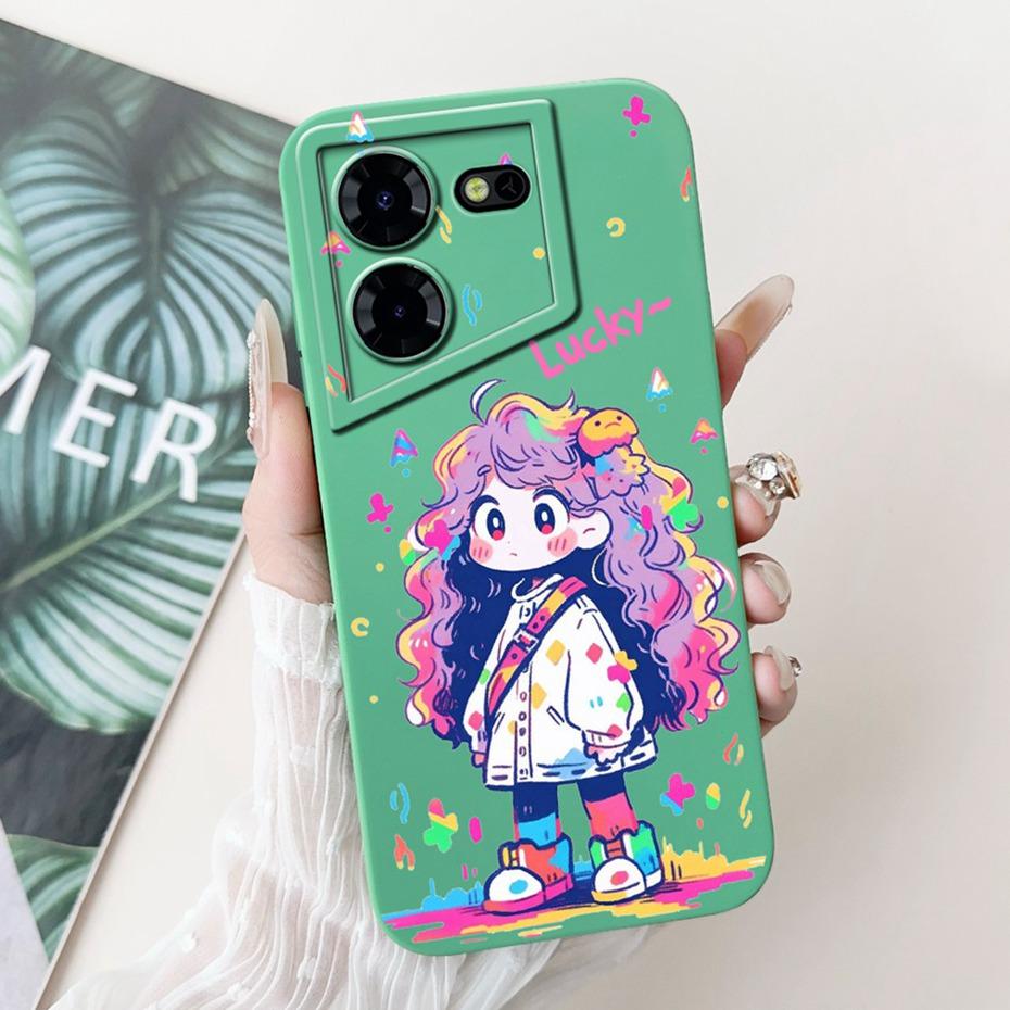 New Printed Phone Case For Tecno Pova 5 Pro LH8n / Pova 5 LH7n Soft Silicone Shockproof Cover Cases For Tecno Pova5 5Pro 5G