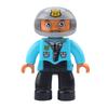 Big Building Blocks Boy Girls Family Policemen Figures Doll Compatible Duplos Children Kids Self Locking Bricks Assemble Toys