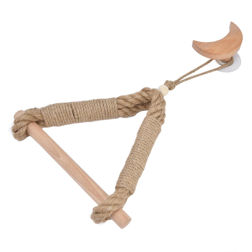 Hemp Rope Paper Towel Holder Bohemian Style Rope Toilet Paper Rack Bathroom Decoration