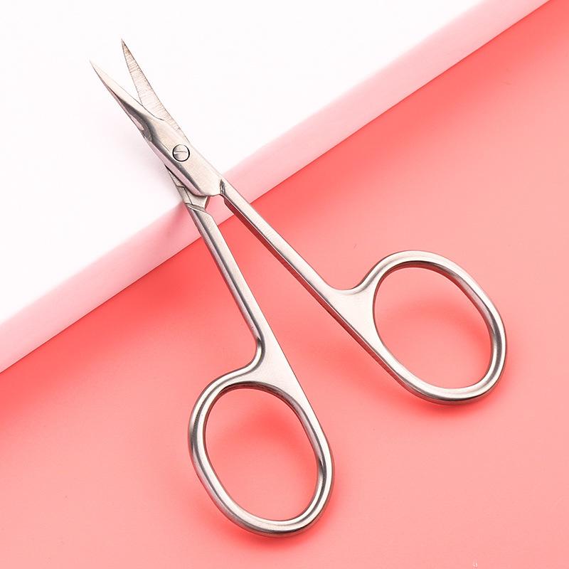 Pointed Dead Skin Small Scissors Beauty Eyebrow Trimmer Beauty Eyelash Trimmer Stainless Steel Manual Does Not Hurt The