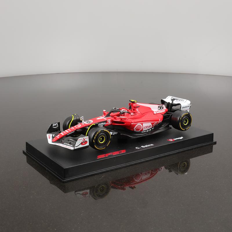

Новинка в наличии 2024 Bburago F1 1:18 Ferrari Sf-24 литая миниатюрная модель из сплава Red Bull Rb19 Las Vegas Miami Version игрушечный автомобиль в подарок