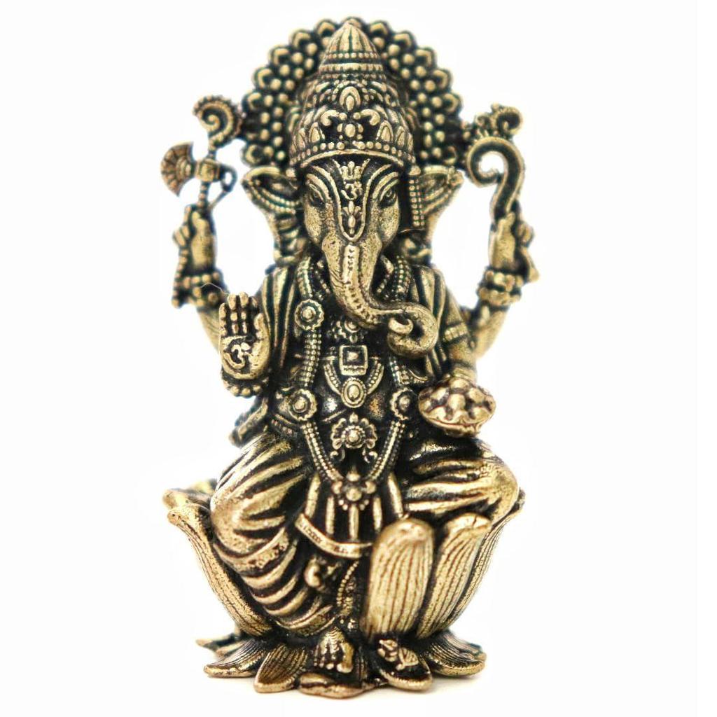 God Idol's | 2 Inch | Small Idols for Pooja Room - Home Decor | Car | House Warming Gifts | Decoration Items (Ganpati, Laxmi & Saraswati Devi)
