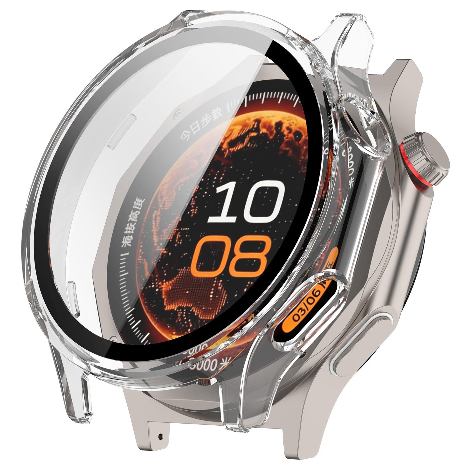 

HD Glass+Case forWatch X3 Smart Watch Scratch-proof Protective Shell for Oneplus Watch 4 PC Case Bumper Accessories ForWatch X3 прозрачный