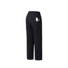 Anta Fashionable Simple Versatile Wide Leg Knitted Sports Pants Women Bottoms Basic-Black 962638304-2
