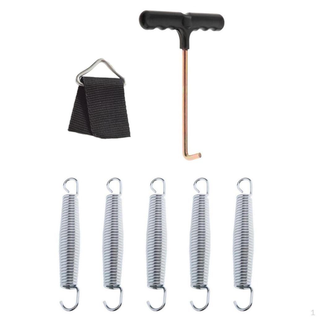 Příslušenství na pružiny trampolíny s hákem pro venkovní použití