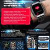 2025 New 1000mAh Battery Outdoor Smart Watch 2.13-Inch HD Screen Heart Rate Blood Pressure Waterproof Compass Sport Mode Smartwatch