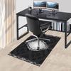 1PC Black and white, floral pattern Extra Large Non Slip Floor carpet, Office, family, bedroom Large Area Rug Indoor Rugs