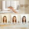 Multi Storage Elegant Dressing Table With Led Mirror White