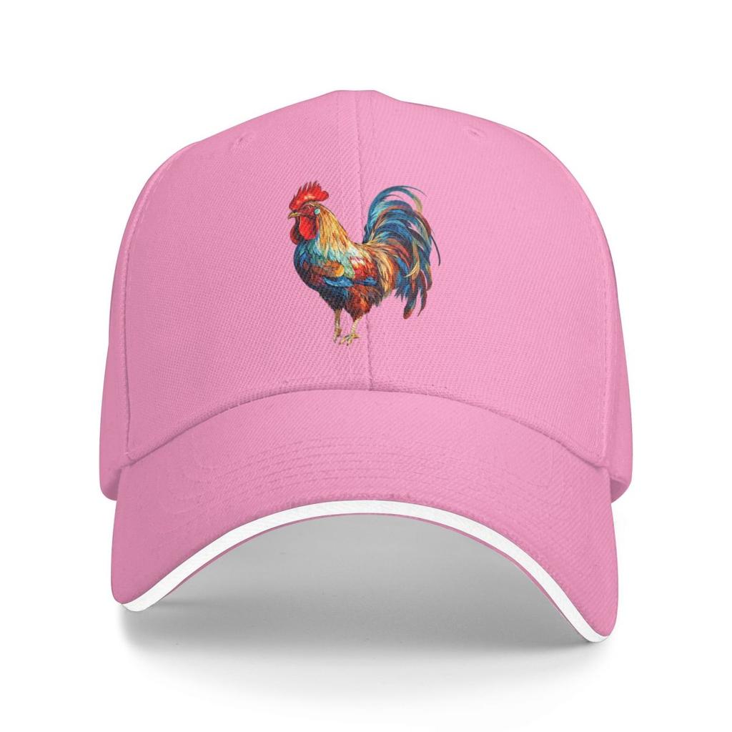 Lifelike Rooster Denim Chicken Baseball Caps Snapback Baseball Hats Breathable Casual Casquette Outdoor Unisex
