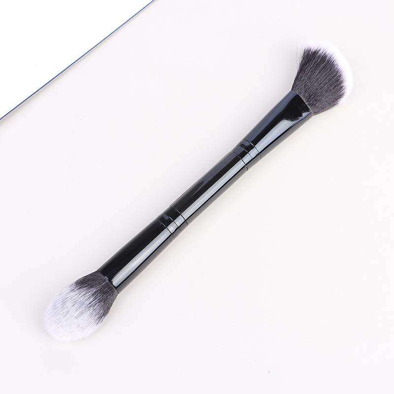 Double Head Makeup Brushes Highlighting Brush Face Contour Brush Soft Hair Blush Brush Beauty Cosmetic Tools