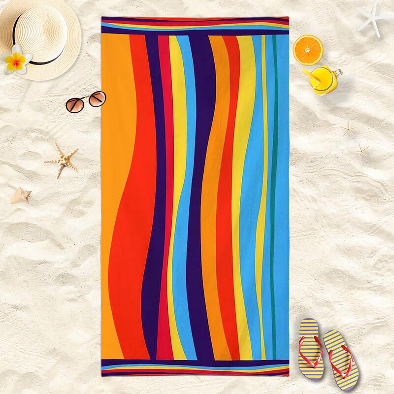 Quick Dry Double-sided Velvet Beach & Bath Towel Set