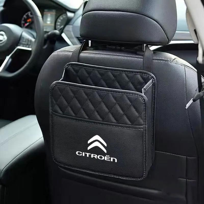 Aufbewahrungstasche aus PU-Leder mit großem Fassungsvermögen (mit Schnalle): Maßgeschneiderte Citroen Autozubehörteile für DS2/DS3/DS4/DS5/PSA C5 VTS/C5/C6 VTS