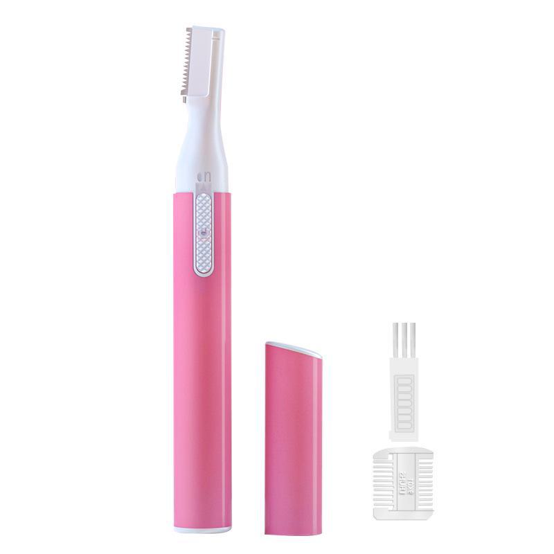 

Женский электрический триммер для бровей и бритва с зарядкой от USB 815# Eyebrow Trimmer [Battery Type] розовый
