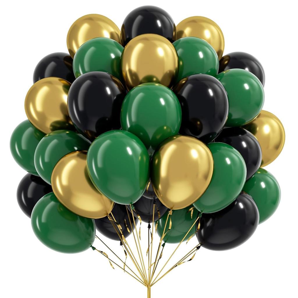 12inch 60pcs multi-color latex balloon set with confetti, suitable for weddings, birthdays, pop parties, bridal showers