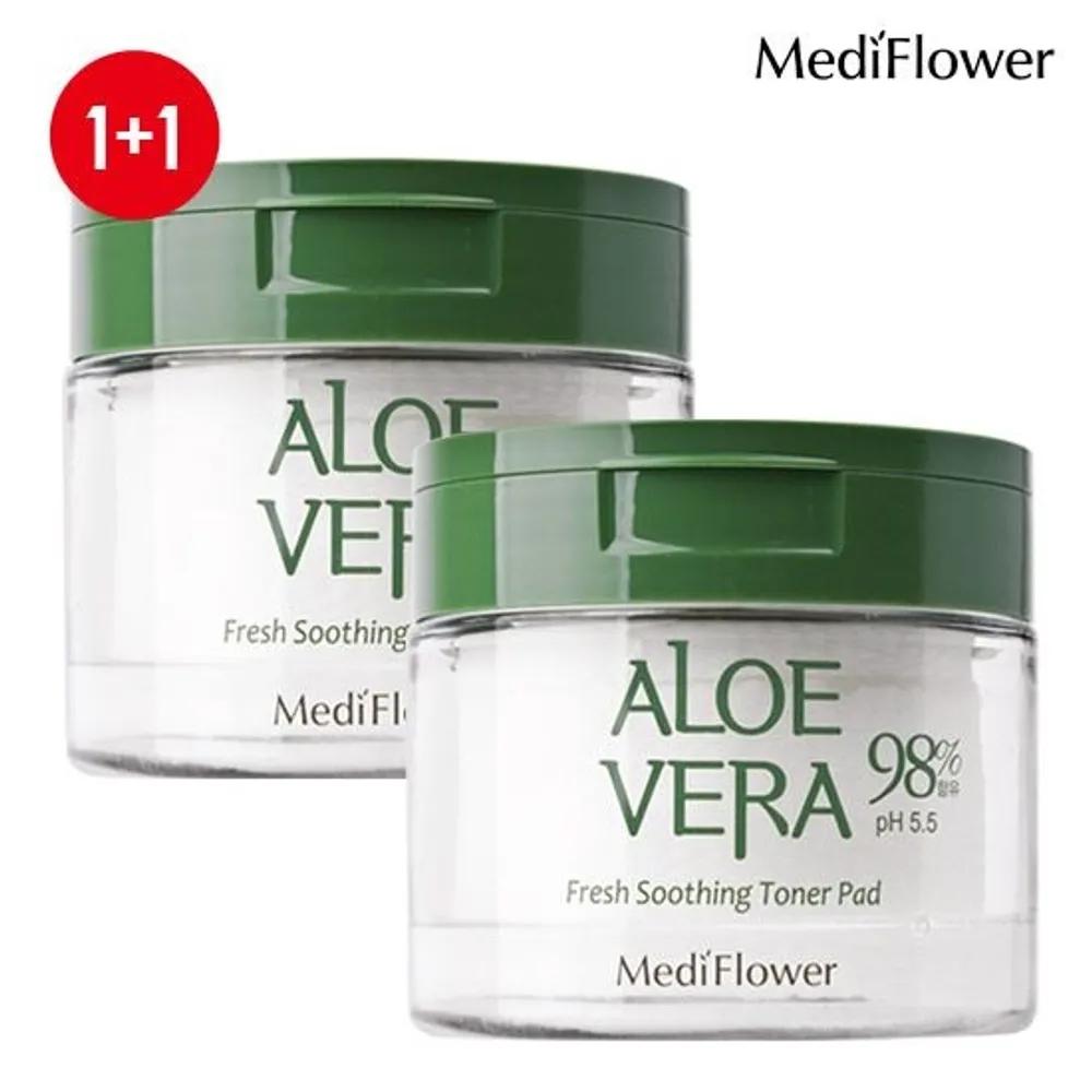 Aloe Vera Fresh Soothing Toner Pads 60 sheets x 2