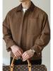 Men's Retro Barn Style Lapel Jacket - Spring/Autumn Casual Workwear