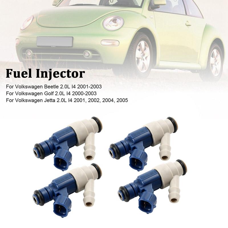 

Fuel Injectors Nozzles 0280155995 06A906031AC For VW Jetta Golf Beetle 2.0L I4 2001-2005 06A906031CB Accessories
