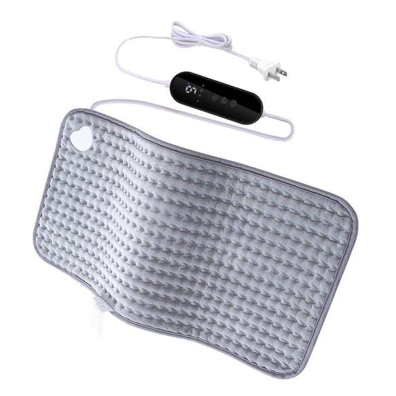 Fast Heating Electric Pad with Overheat Protections Soft Fleece Long Term Warmth