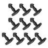 10Pcs Rear Bumper Tow Eye Cover Fastener Clips for Sport 06-09 Discovery 3 4 DYR500010 Replacement Tow Eye Cover Clips