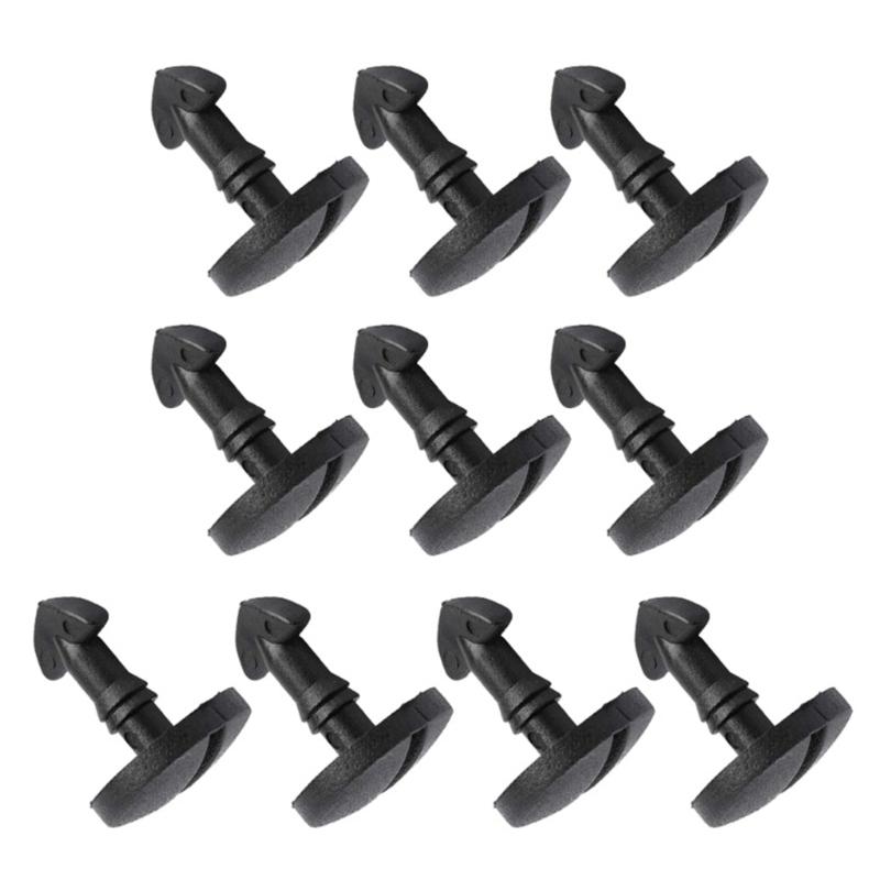 10Pcs Rear Bumper Tow Eye Cover Fastener Clips for Sport 06-09 Discovery 3 4 DYR500010 Replacement Tow Eye Cover Clips