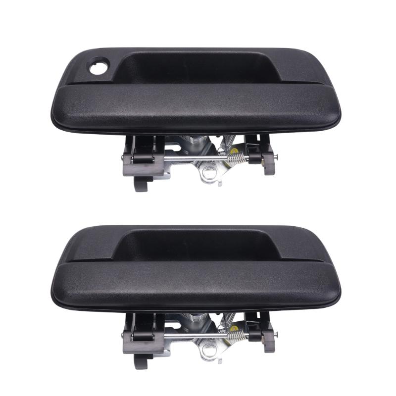 Replacement Rear Gate Handle Assembly for Worn or Broken Handles with Mounting Plate, Return Spring, and Linkage