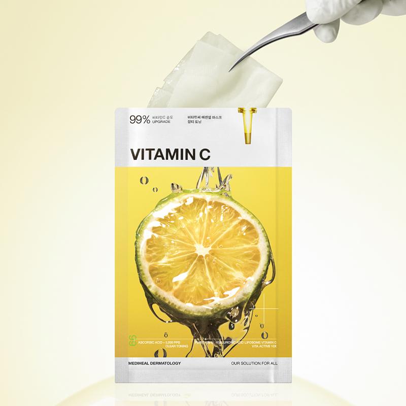 Mediheal C Vitamini Esansiyel Maske Berrak Tonik 24ml*10 Adet