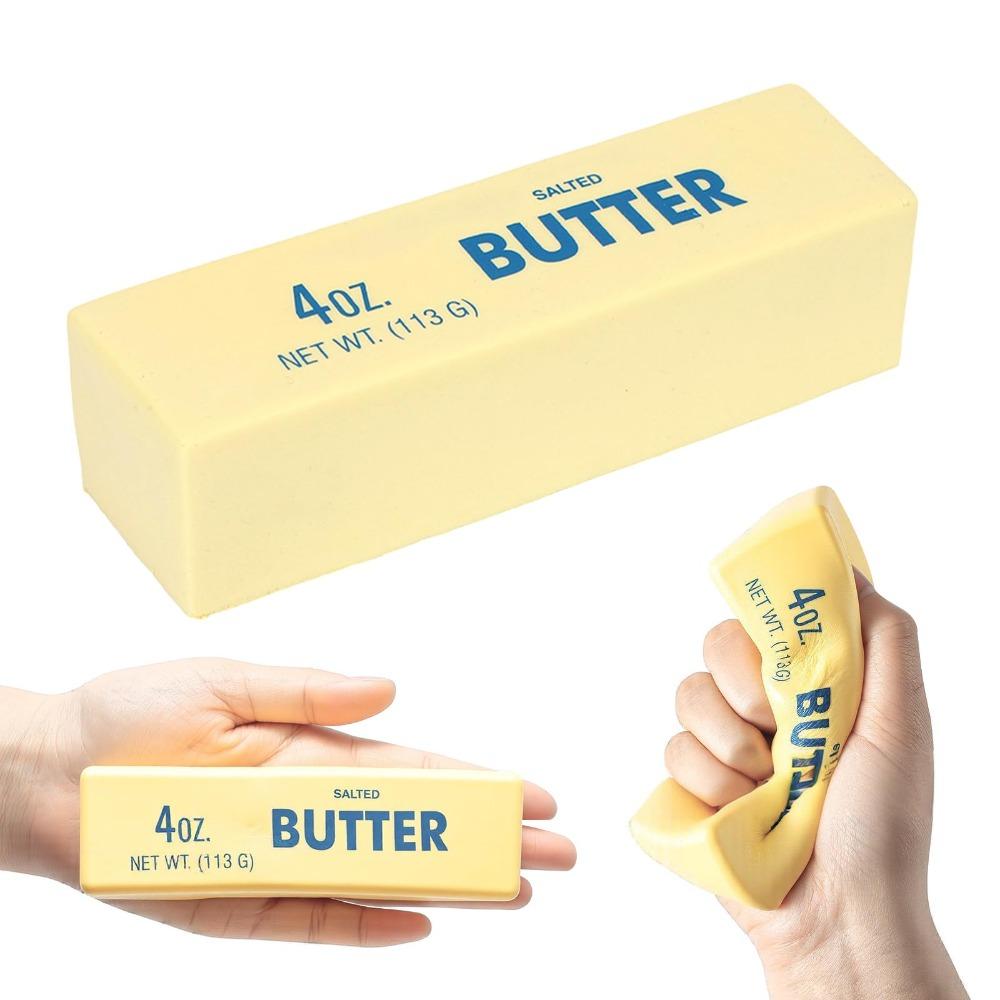 Topmix Butter Stick Slow Rising Squishy Soft Squeeze Sensory Fidget Toy Realistic Food Design Stress Anxiety Relief Toy For Adults