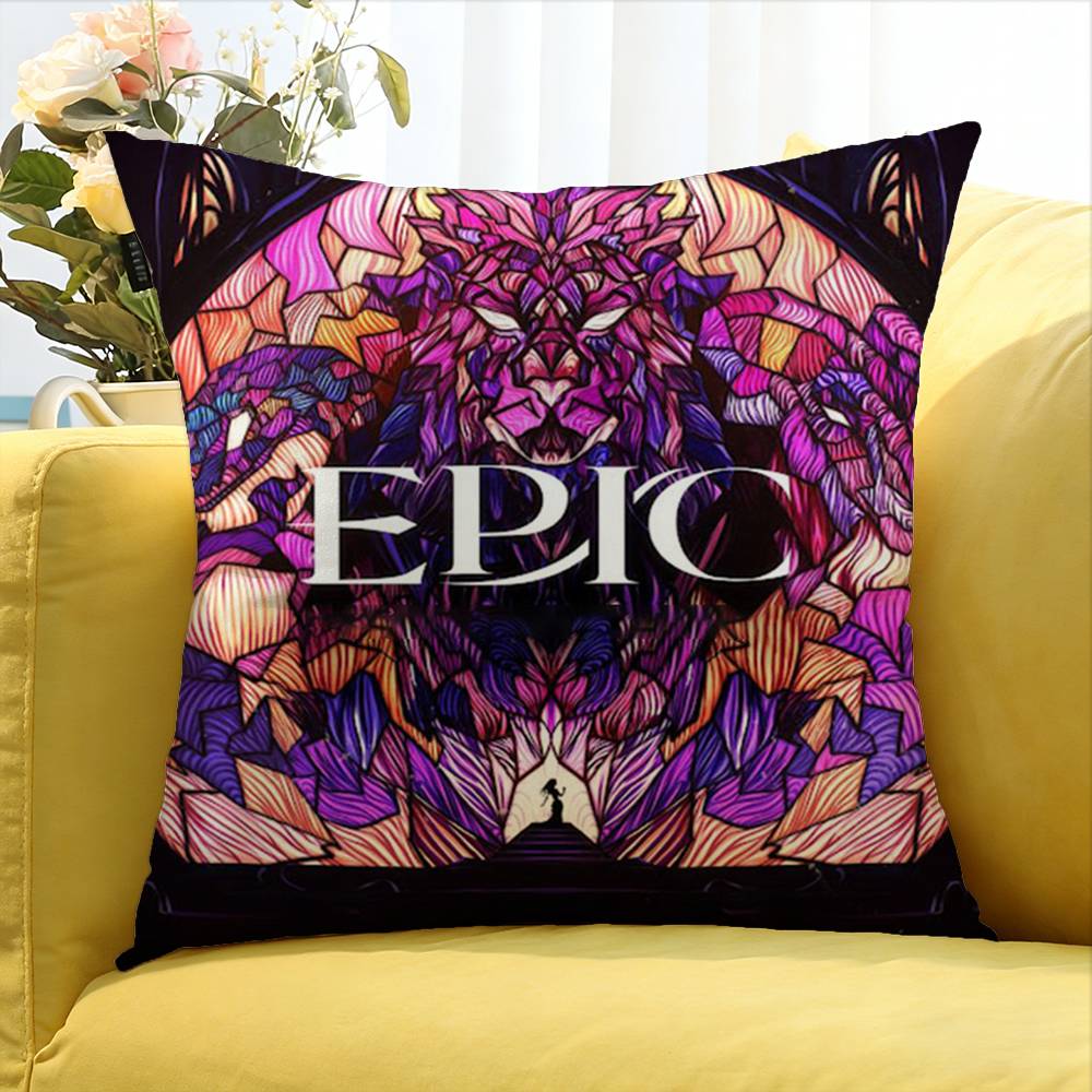 E-Epic The Musical World Various Sizes Square Pillow Case For Car Home Bedchamber Decor