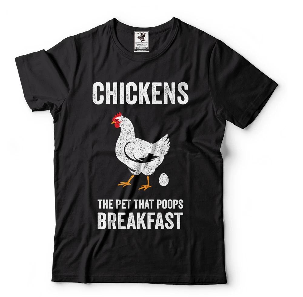 Chickens Poop Breakfast funny mens t shirts funny tshirts for women Humor Shirt S