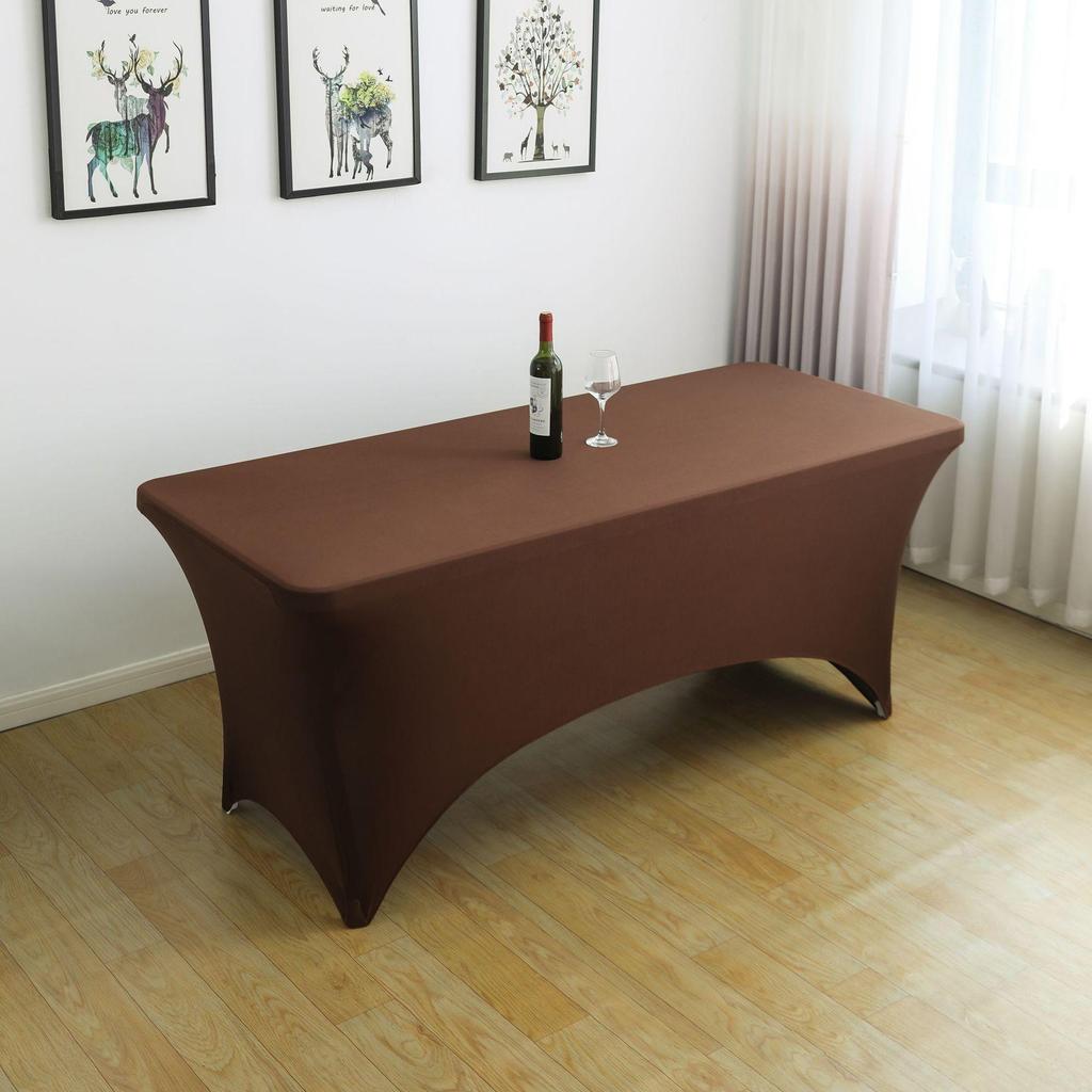 Elastic Cross-Border Stretch Tablecloth for Cocktail Bars, Counters, Banquets, and Outdoor Weddings.