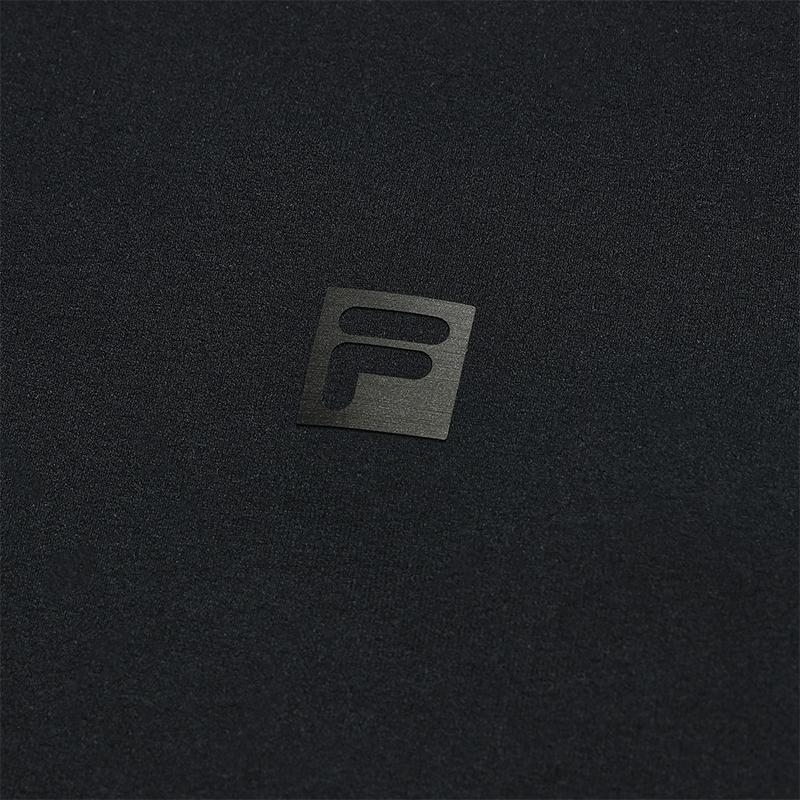 Fila Explore Camiseta Funcional Optima Simples Treino Esportivo Outdoor Confortável Respirável Ajuste Slim Versátil Camiseta de Manga Comprida A11W617210FBK