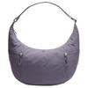 Large Slouchy 13L Brand Logo Nylon Shoulder Bag Women Bags Grape-Mist LU9CADS-0554