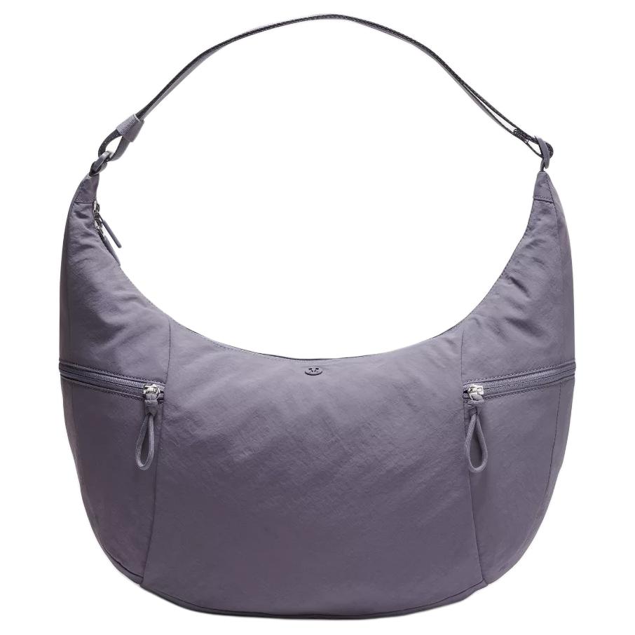 

Lululemon Large Slouchy 13L Brand Logo Nylon Shoulder Bag Women bags Grape-Mist LU9CADS-0554 Grape Mist