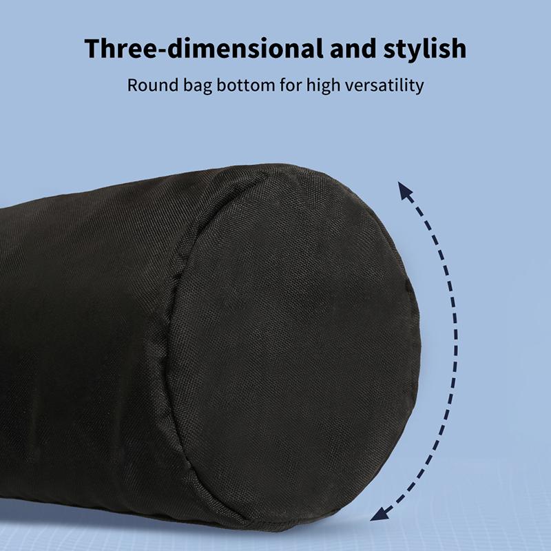 Women Men Yoga Mat Zip Gym Bag Foldable Waterproof Carrying Bag Pilates Yoga Mat Storage Bag W/ Adjustable Strap For Fitness Gym